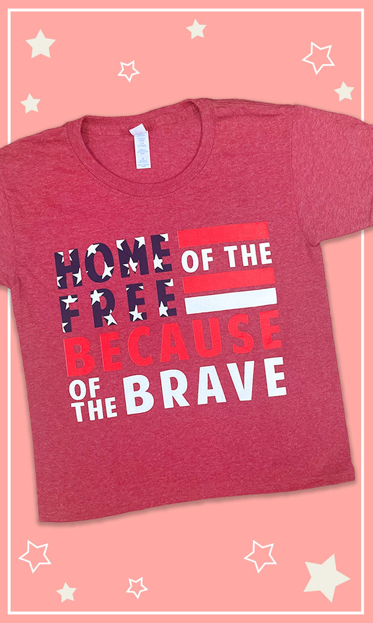 Home of the Free Youth Graphic Shirt