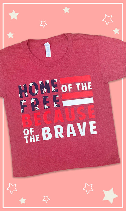 Home of the Free Youth Graphic Shirt