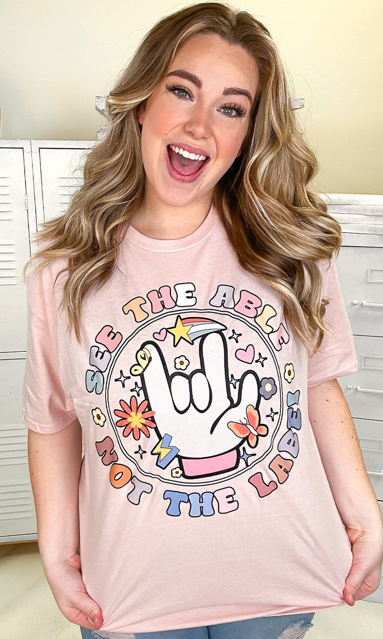 See the Able Butterflies Graphic Shirt