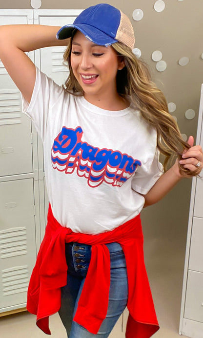 Retro Custom Team Graphic T-Shirt