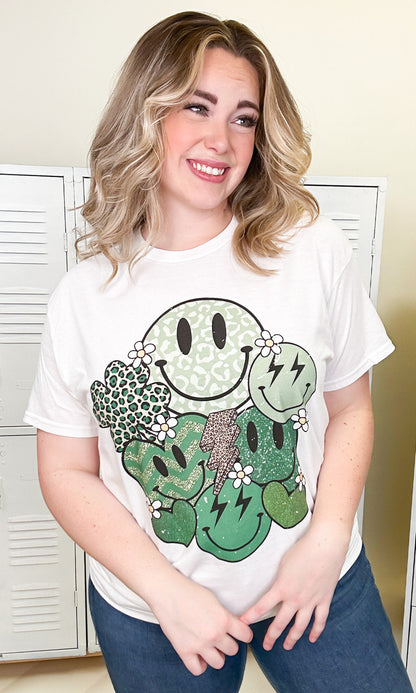 St. Patrick’s Vibes Adult Graphic T-Shirt