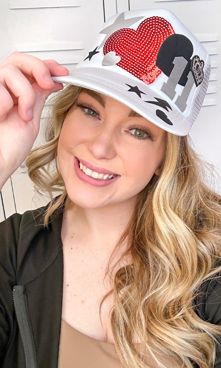 Number Patch Trucker Hat