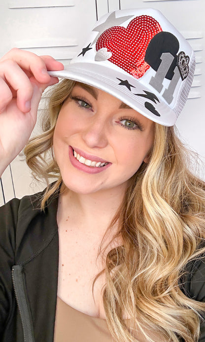 Number Patch Trucker Hat