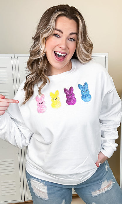 Sparkle Peeps Adult Sweatshirt