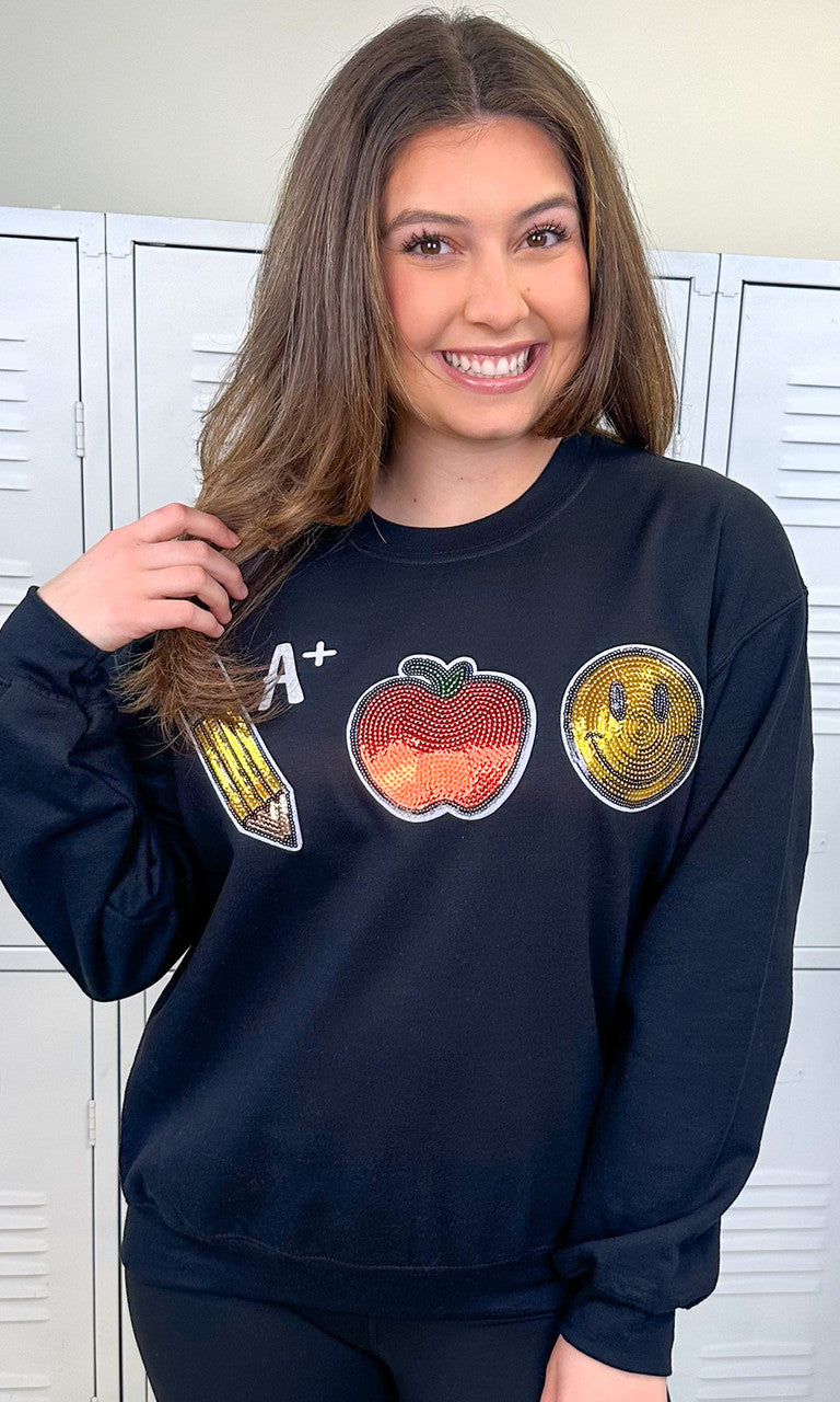 Teacher Sparkle Sweatshirt