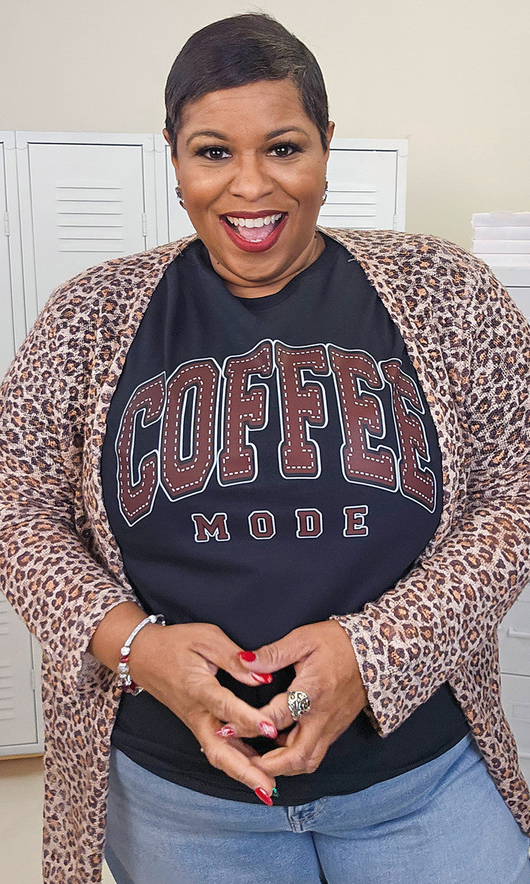 Coffee Mode Graphic T-Shirt