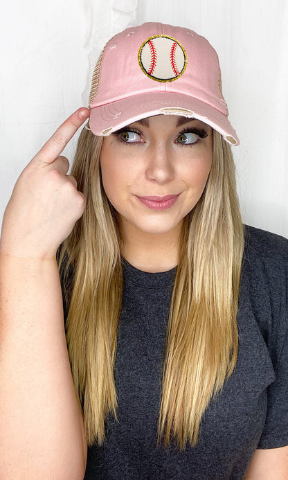 Baseball Ideal Chenille Vintage Hat