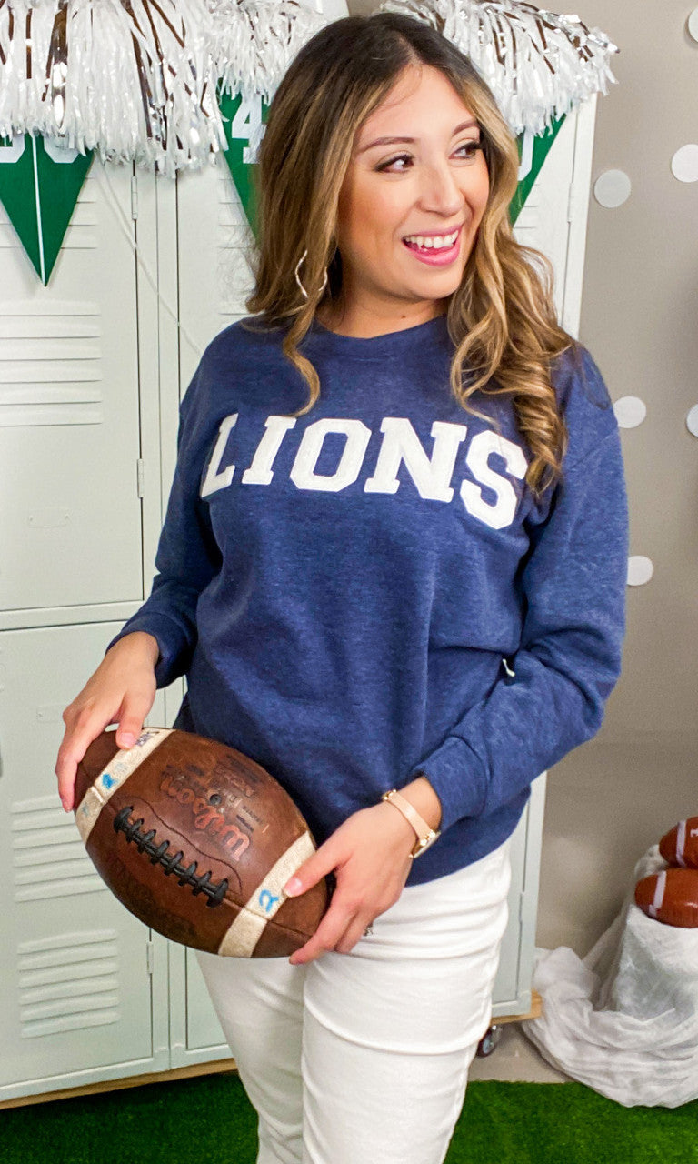 Soft Chenille Custom Mascot Sweatshirt