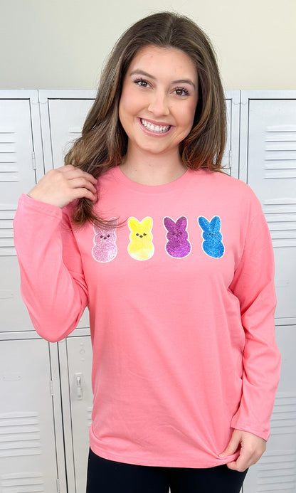 Sparkle Peeps Adult Boyfriend Long Sleeve