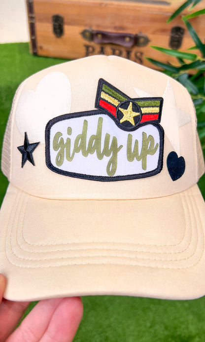 Giddy Up Patch Trucker Hat